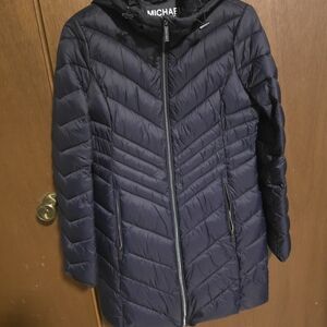 Michael Kors Women's Navy Quilted Jacket